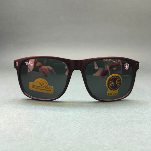 عینک آفتابی مردانه عدسی شیشهای ریبن فراری Ray ban مدل ۵۲۸۹