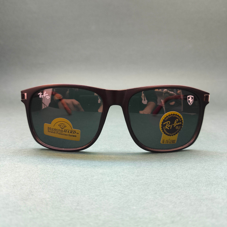 عینک آفتابی مردانه عدسی شیشهای ریبن فراری Ray ban مدل ۵۲۸۹