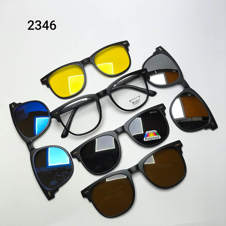 عینک کاوردار پلاریزه کائوچو tr90 دسته سیم ریچل Richel مدل 2346