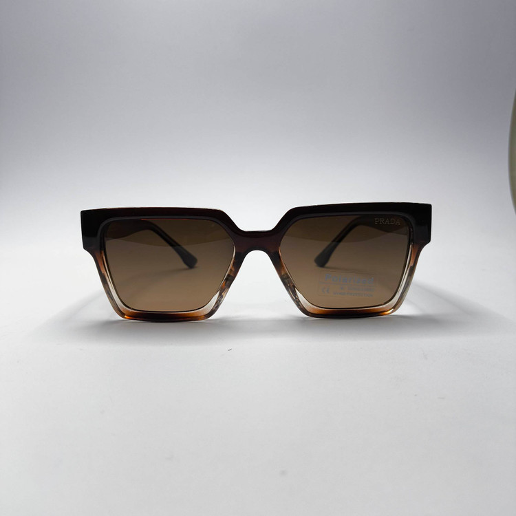 عینک آفتابی زنانه پلاریزه دسته سیم پرادا Prada مدل 58202