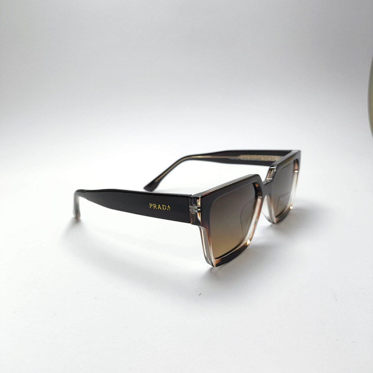 عینک آفتابی زنانه پلاریزه کائوچو دسته سیم Prada مدل 58202