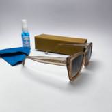 عینک آفتابی زنانه پلاریزه کائوچو دسته سیم شنل chanel مدل 58204