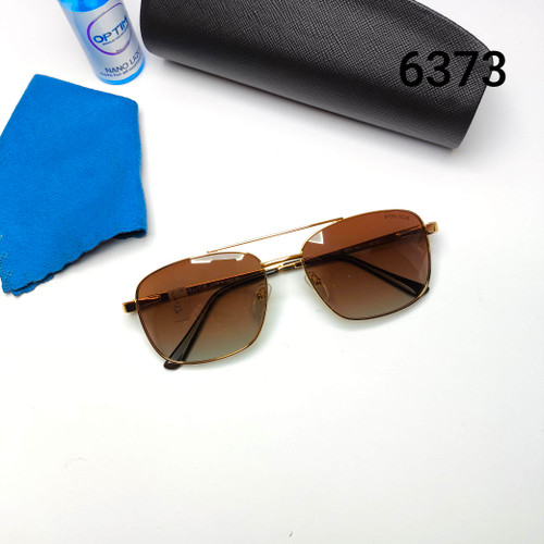 عینک آفتابی مردانه پلاریزه هایکپی فلزی پلیس Police مدل ۶۳۷۸