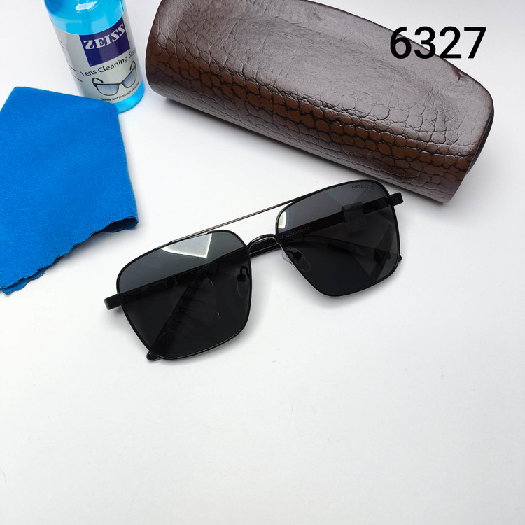 عینک آفتابی مردانه پلاریزه هایکپی پایه فنر فلزی پلیس Police مدل 6327