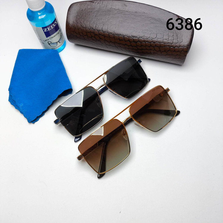 عینک آفتابی مردانه پلاریزه هایکپی فلزی پلیس Police مدل 6386