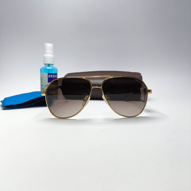 عینک آفتابی پلاریزه هایکپی فلزی دلچه گابانا Dolce & Gabbana مدل 2144