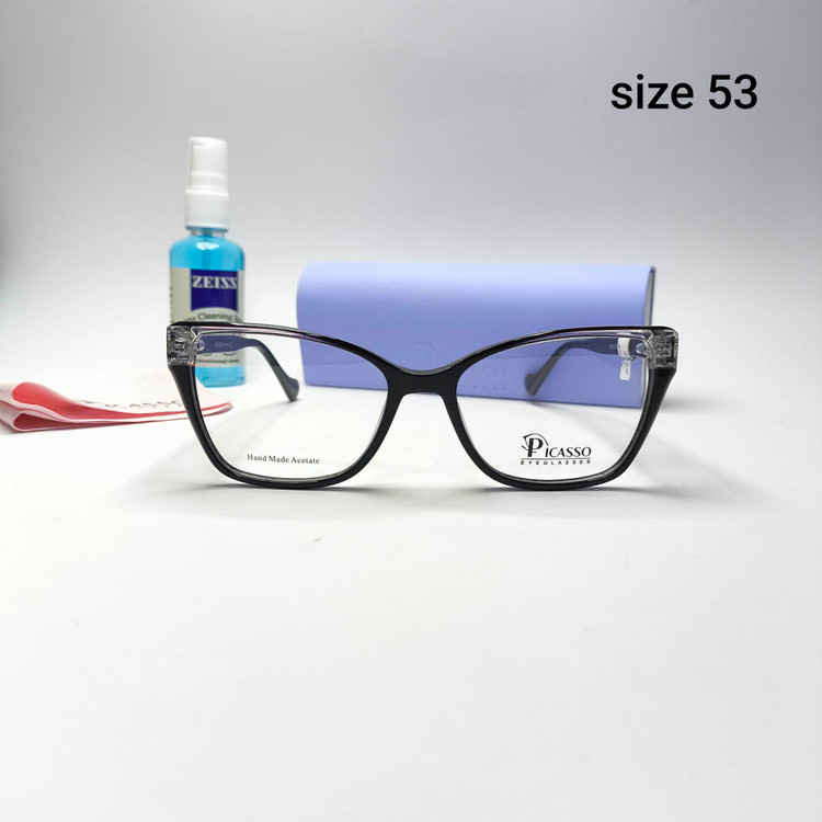 عینک طبی زنانه استات پیکاسو Picasso به همراه جلد و دستمال مدل 23016