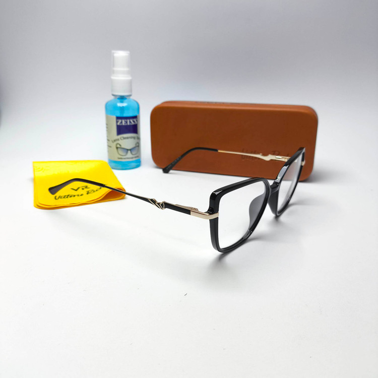 عینک طبی زنانه کائوچو Vittorio richi ویتوریو ریچی با پک جلد دستمال مدل 86001