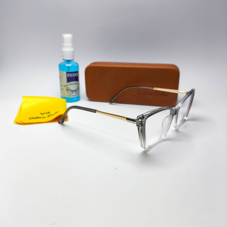عینک طبی زنانه دسته فلز Vittorio richi ویتوریو ریچی با پک جلد دستمال مدل 6153