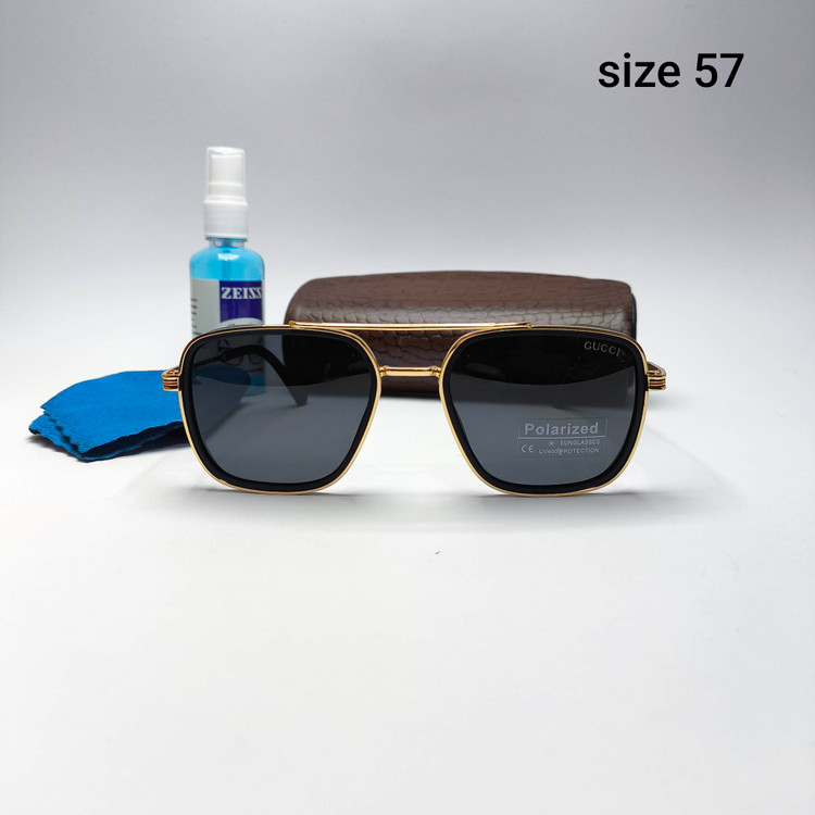 عینک آفتابی پلاریزه فلزی گوچی Gucci مدل 8055
