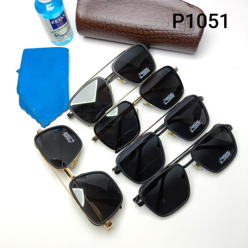 عینک آفتابی مردانه پلاریزه فلزی کارتیر Cartier مدل 1051