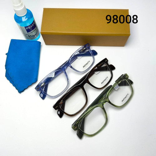 عینک طبی زنانه و مردانه کائوچو پایه فنر اینفینیتی Infinity مدل 98008