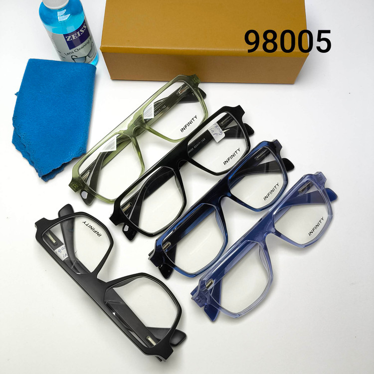 عینک طبی زنانه و مردانه کائوچو پایه فنر اینفینیتی Infinity مدل 98005