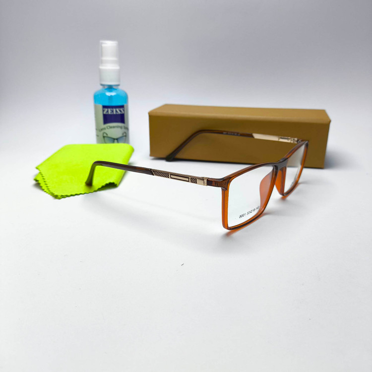 عینک طبی زنانه کائوچو ـ فلزی پایه فنر امگا Omega مدل 8001