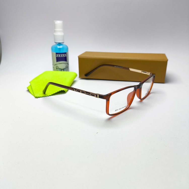 عینک طبی مردانه کائوچو ـ فلزی پایه فنر امگا Omega مدل 8007