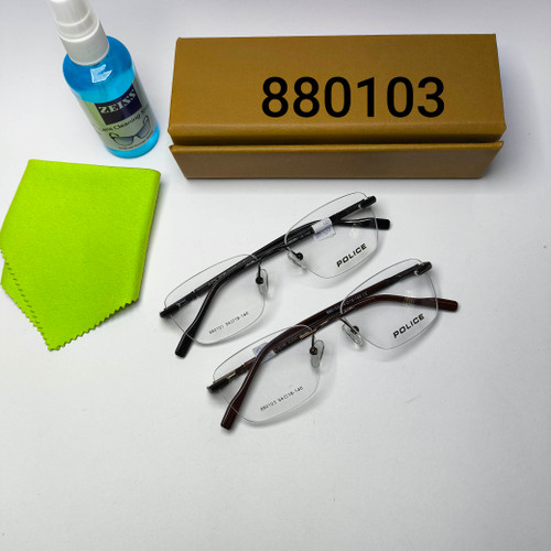 عینک طبی زنانه و مردانه فریم لس پلیس Police مدل 880103