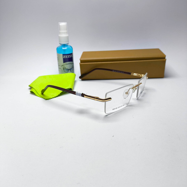 عینک طبی زنانه و مردانه فریم لس پلیس Police مدل 880106