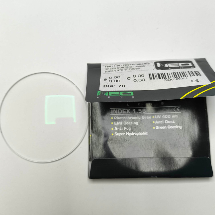 عدسی فتوکرومیک با آنتی رفلکس سبز 1.56 نئو Neo