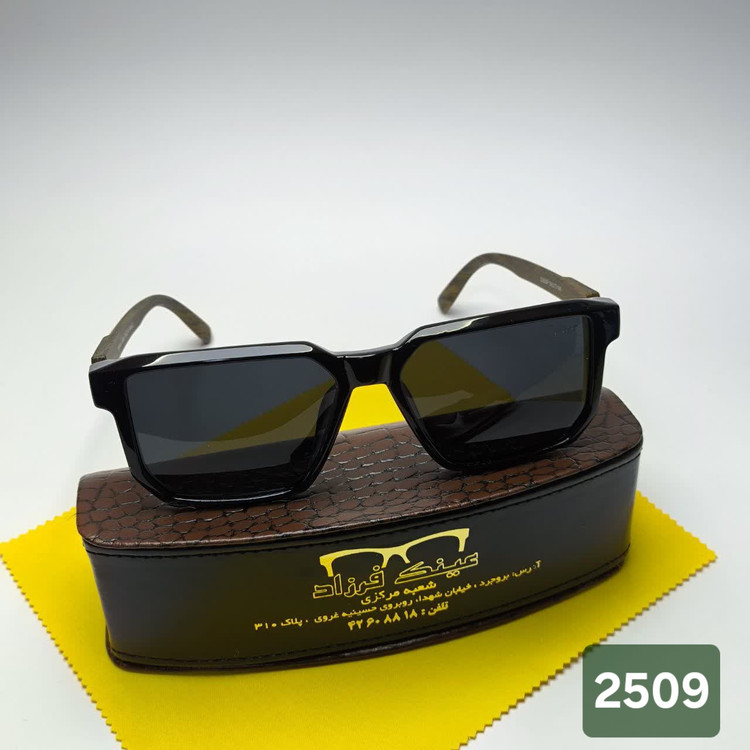 عینک آفتابی cartier کارتیر طرح دسته چوب مدل 2509
