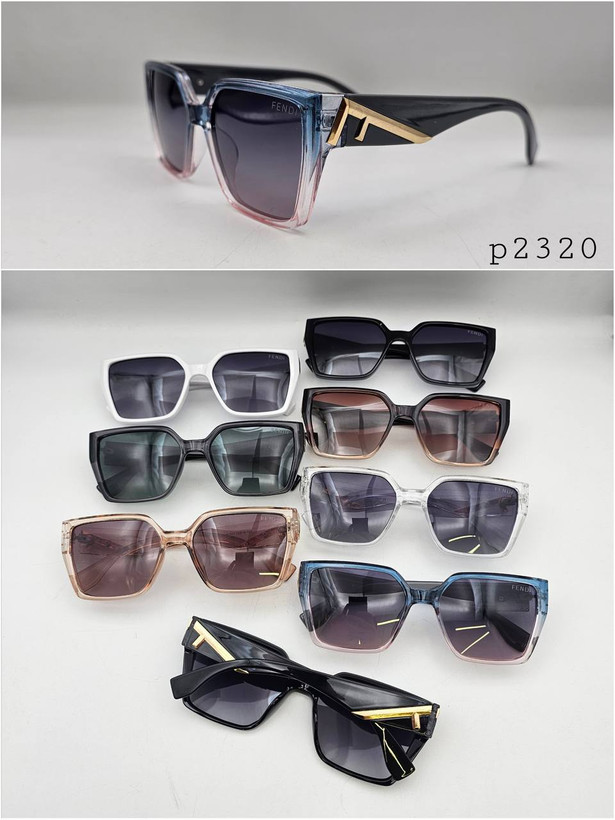 عینک افتابی زنانه پلاریزه فندی fendi مدل 2320