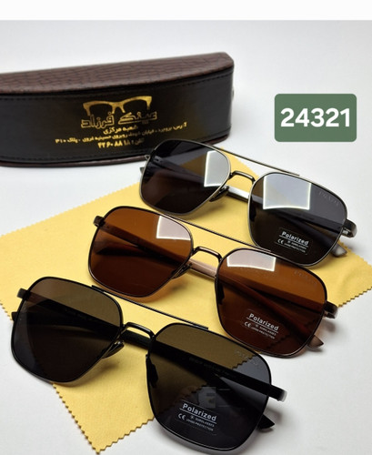عینک آفتابی مردانه پلاریزه پرادا PRADA مدل 24321