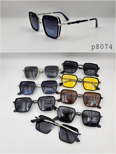 عینک افتابی مردانه فلزی پلاریزه uv400 برند ری بن Rey Ban مدل8074