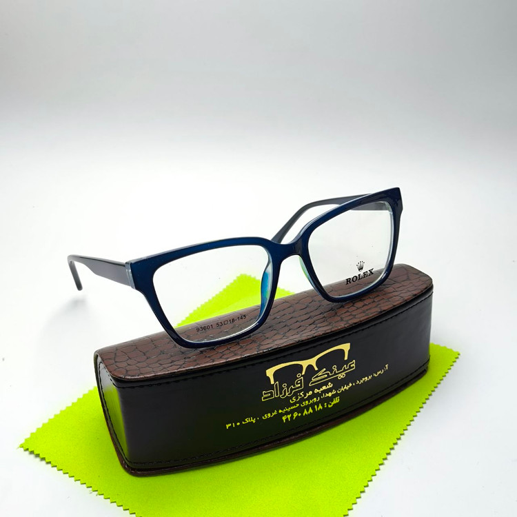 عینک طبی کائوچو دسته سیم رولکس Rolex مدل 93601