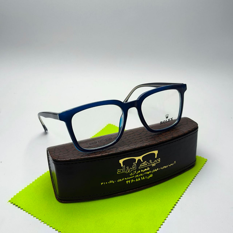 عینک طبی کائوچو دسته سیم رولکس Rolex مدل 93608