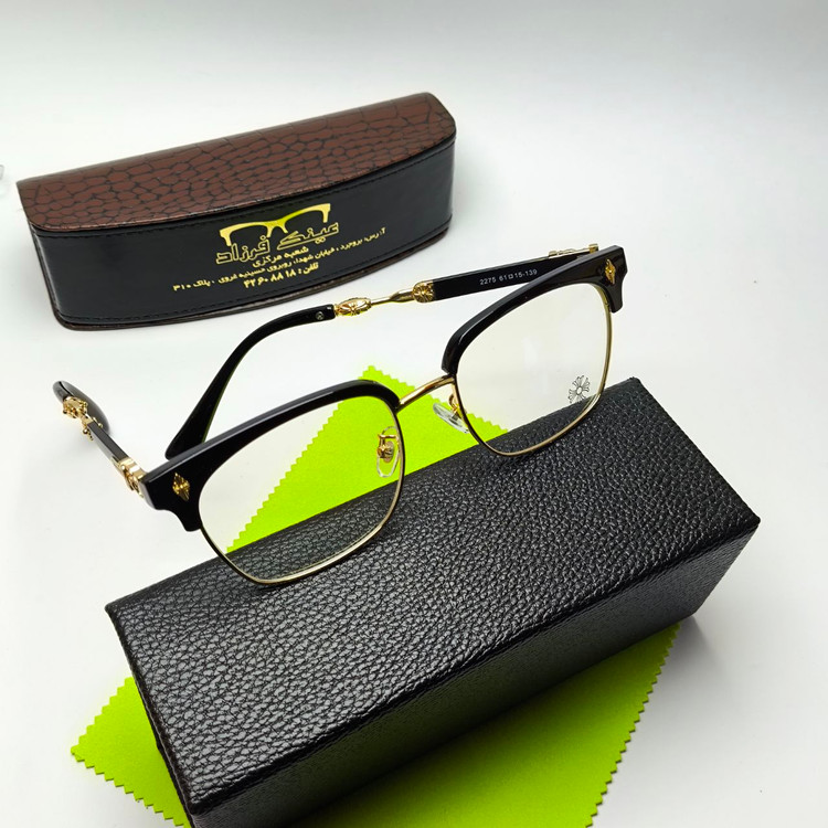 عینک طبی کروم هارتز Chrome hearts مدل 2275 کلاب مستر کپی
