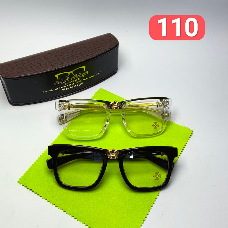 عینک طبی کروم هارتز Chrome hearts مدل 110 دسته سیم