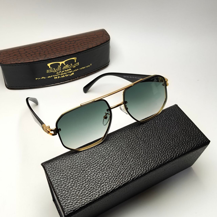 عینک آفتابی مردانه میباخ Maybach مدل 2472601 فلزی + پک هدیه لوازم جانبی