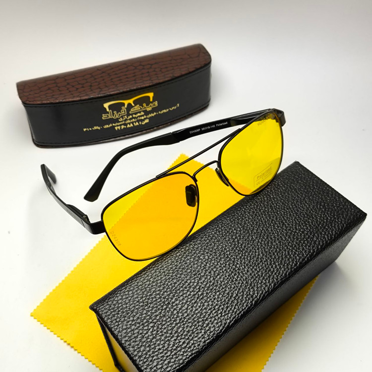 عینک آفتابی مردانه باس Hugo boss مدل 2430601 پلاریزه آلمینیوم + پک هدیه لوازم جانبی
