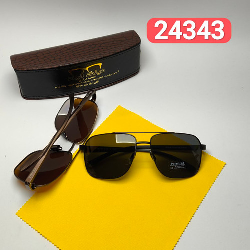 عینک آفتابی مردانه پرادا Prada مدل 2434301 پلاریزه آلمینیوم + پک هدیه لوازم جانبی