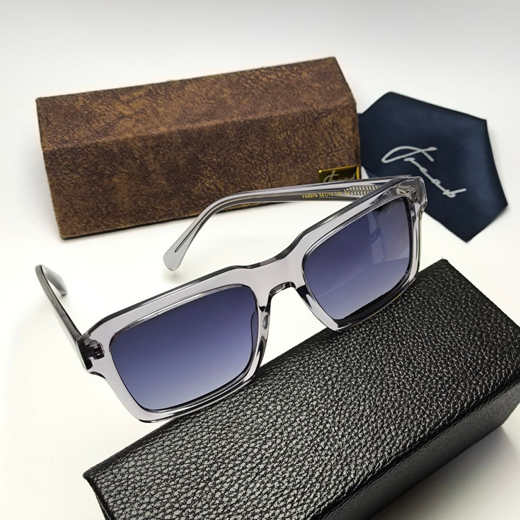 عینک آفتابی جاکوب Jacob مدل 6019 مستر دسته سیم کائوچو اسیتیت پلاریزه به همراه پک کامل اورجینال