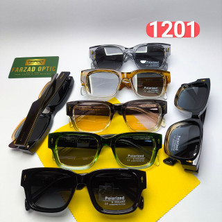 عینک آفتابی پلاریزه موسکات Moscot مدل 1201 مستر دسته سیم کائوچو اسیتیت پلاریزه به همراه پک لوازم جانبی
