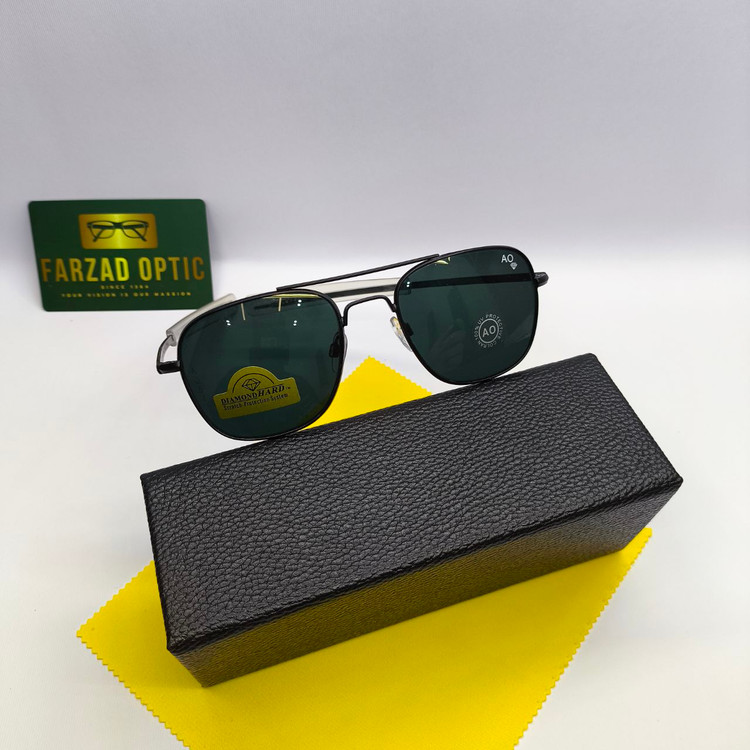 عینک آفتابی AO آمریکن اپتیکال American Optical مدل 54 عدسی شیشه سایز متوسط