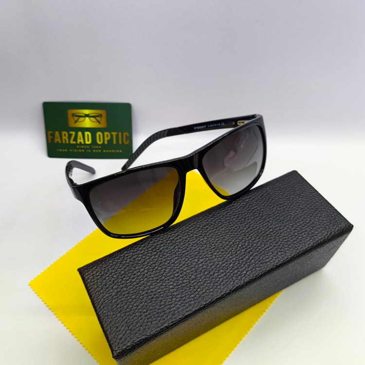 عینک آفتابی پورش Porsche Design مدل 8667 | پلاریزه Polarized UV400 | کائوچوTR90