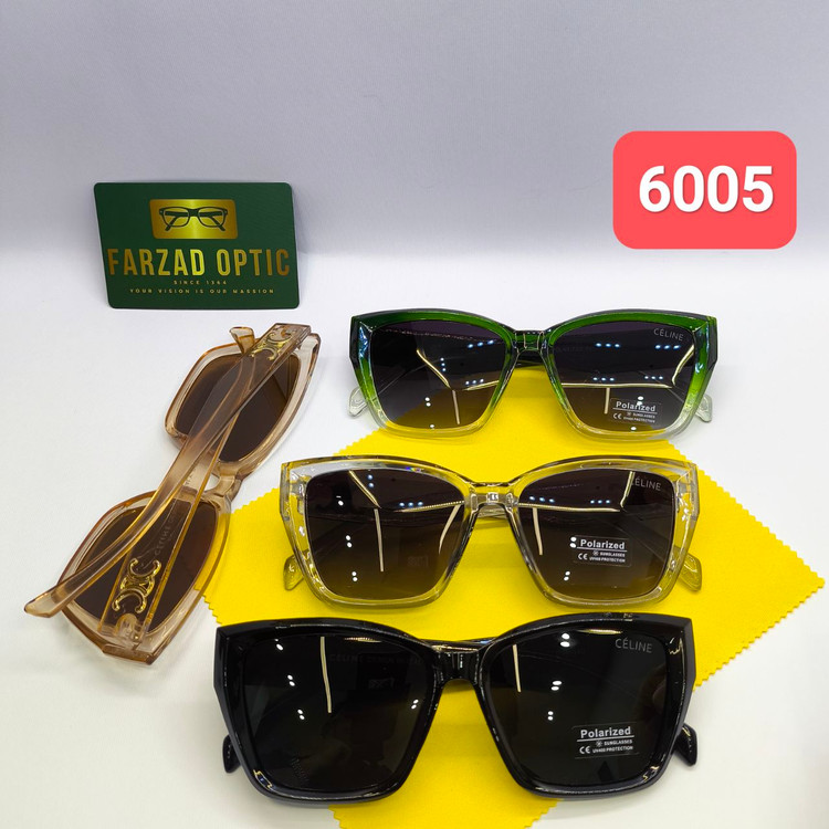 عینک آفتابی سلین CELINE مدل 6005 لولا کائوچو | عدسی پلارایزد Polarized و UV400