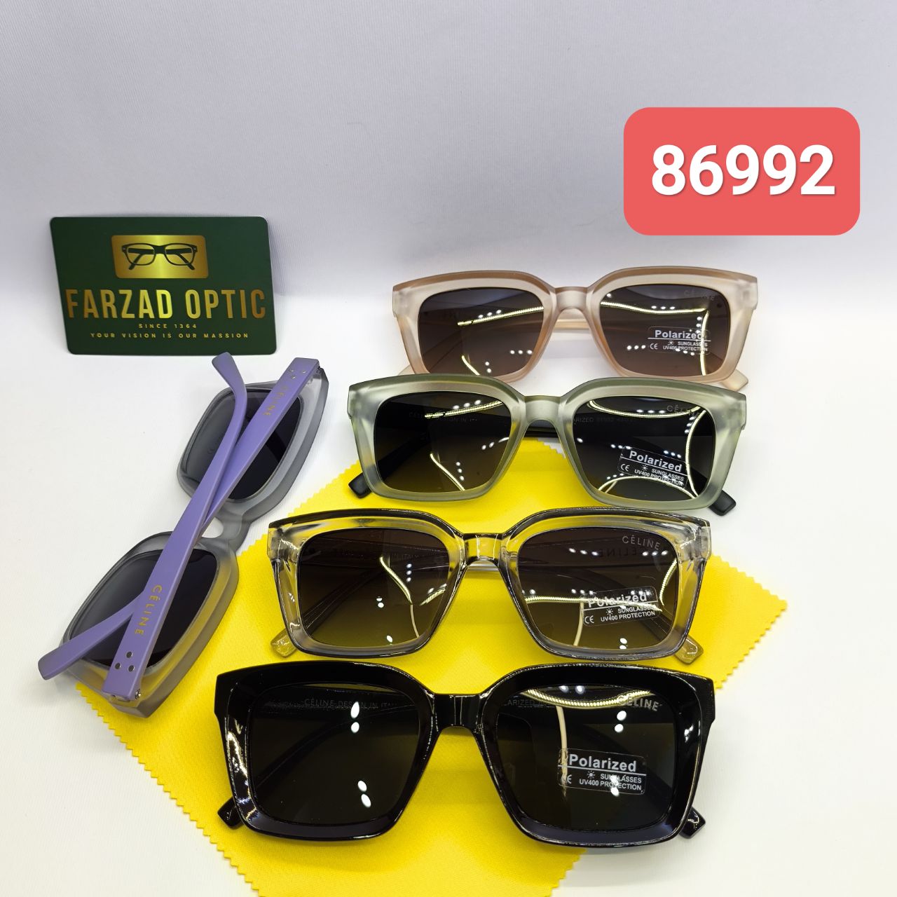 عینک آفتابی سلین CELINE مدل 86992لولا کائوچو | عدسی پلارایزد Polarized و UV400