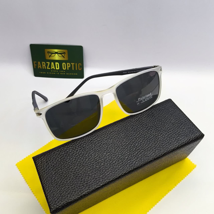 عینک آفتابی پرسل Persol مدل 8001کائوچو TR90 پلاریزه uv400 پایه فلزی فنر