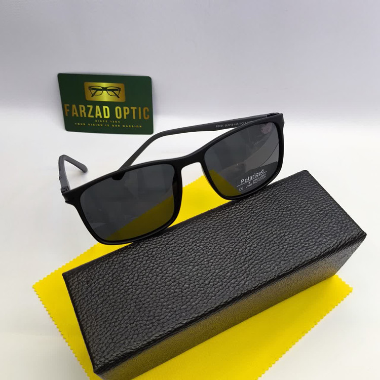 عینک آفتابی پرسل Persol مدل 8001کائوچو TR90 پلاریزه uv400 پایه فلزی فنر