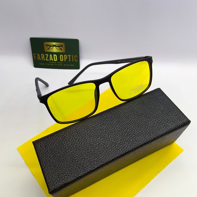 عینک آفتابی پرسل Persol مدل 8001کائوچو TR90 پلاریزه uv400 پایه فلزی فنر