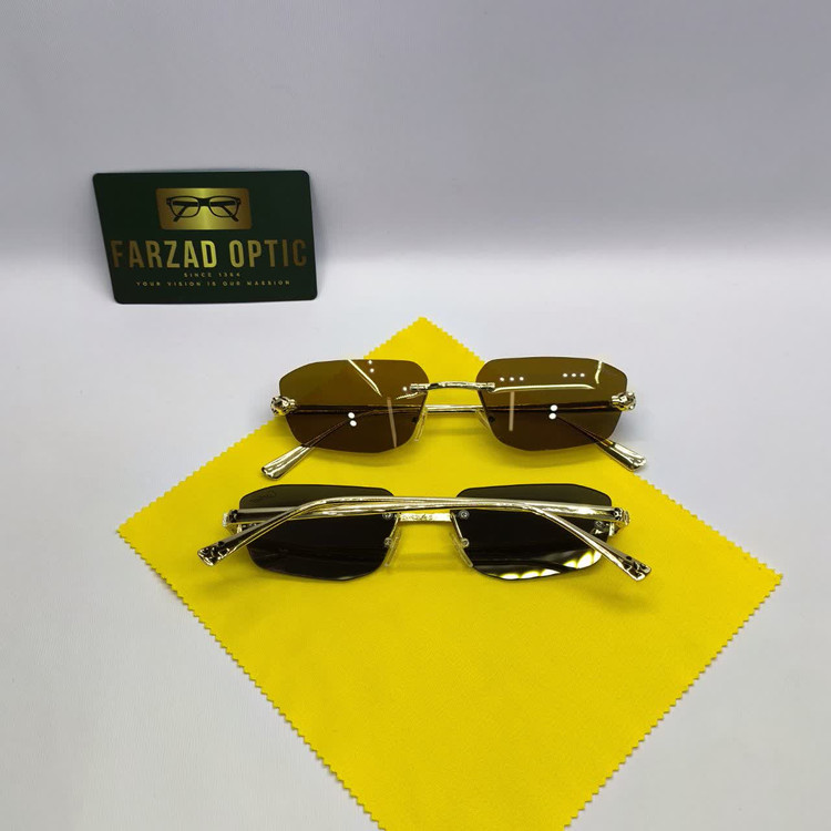 عینک آفتابی کارتیر Cartier مدل 6602 فلزی فانتزی فشن