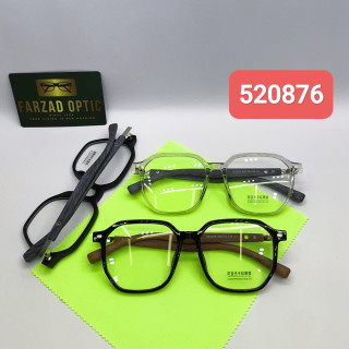 عینک طبی بلوکات مدل 520876 کائوچو دسته طرح چوب