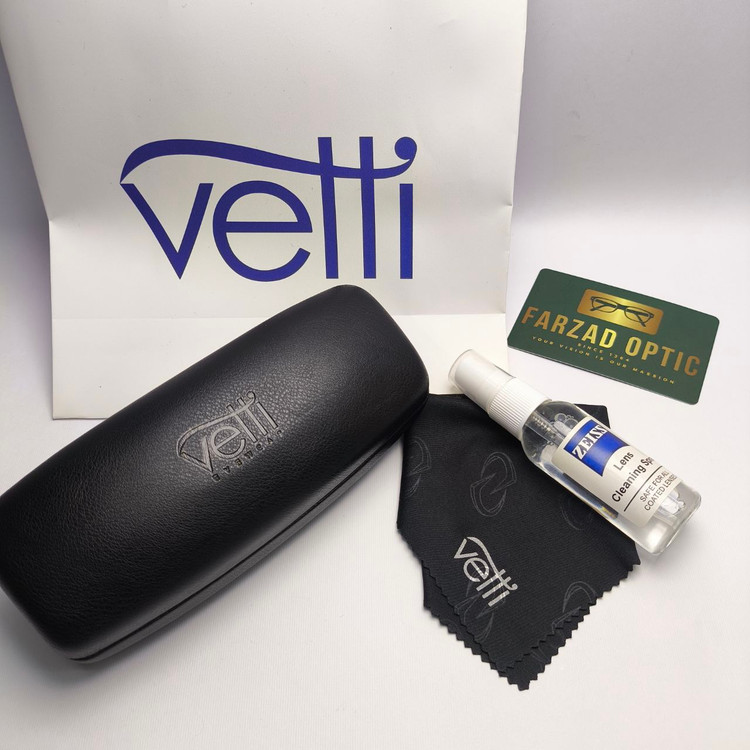 عینک آفتابی وتی Vetti مدل 3092 اورجینال | پلاریزه UV400 فریم کائوچو استات همراه با پک اصلی و ضمانت اصالت